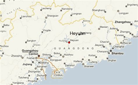 Heyuan Map .